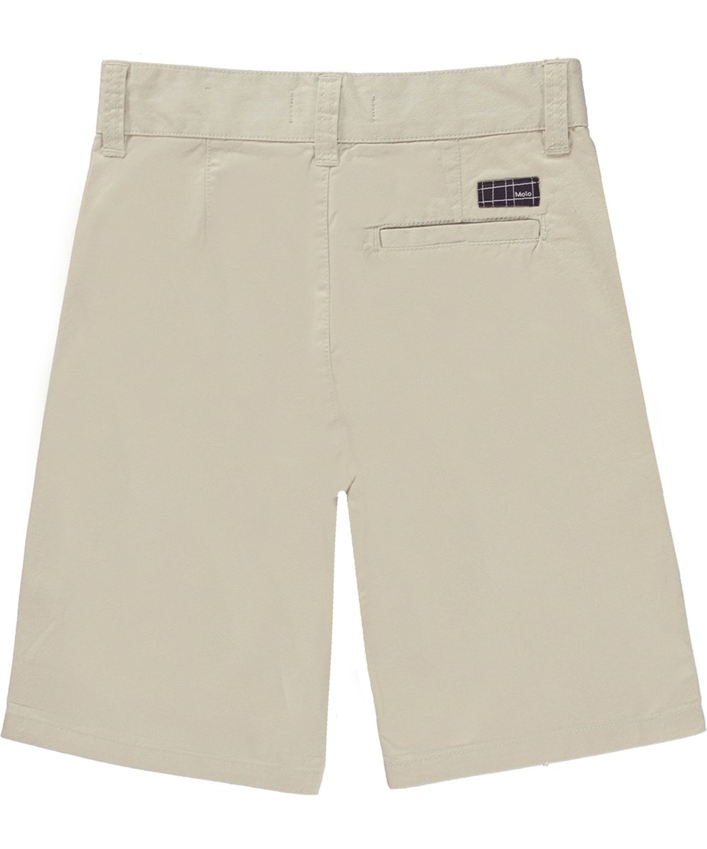 Alan - Overcast - Beige chino shorts