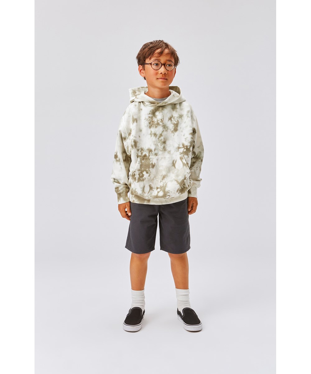 Alan - Space Grey - Mørkegrå chino shorts