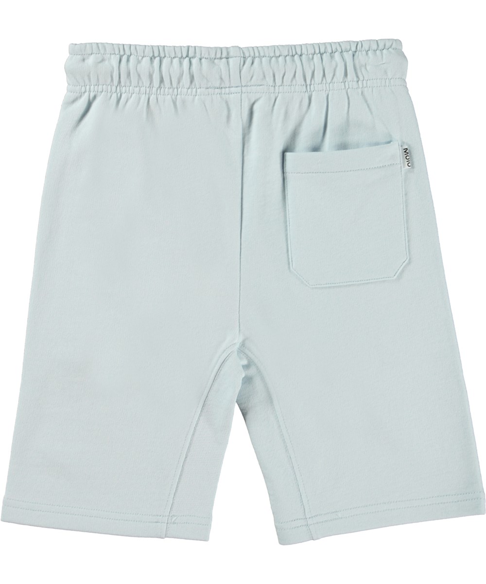 Aliases - Iced Blue - Lyseblå økologiske jogging shorts