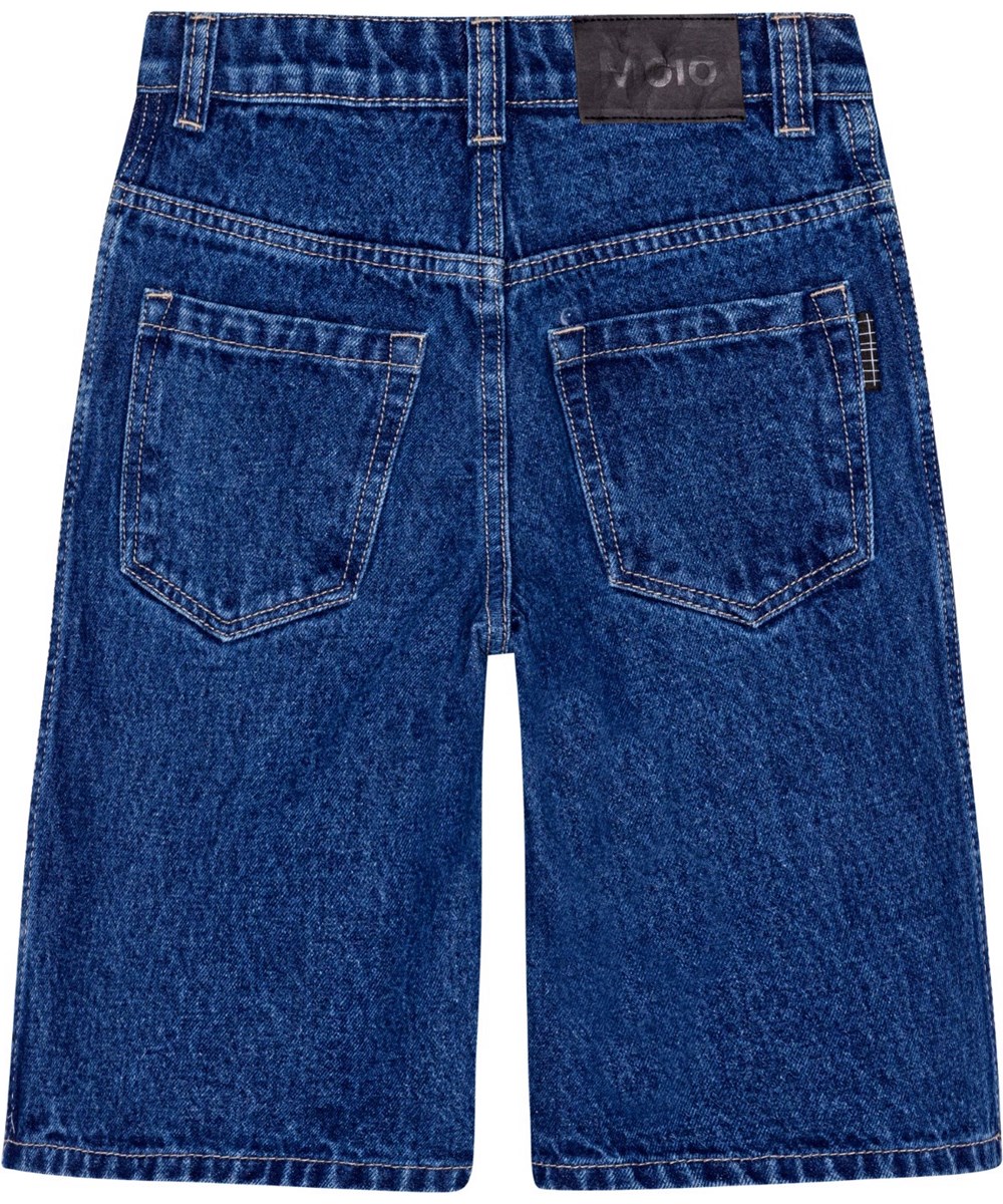 Alpha - Blue Denim - Mørkeblå denminshorts