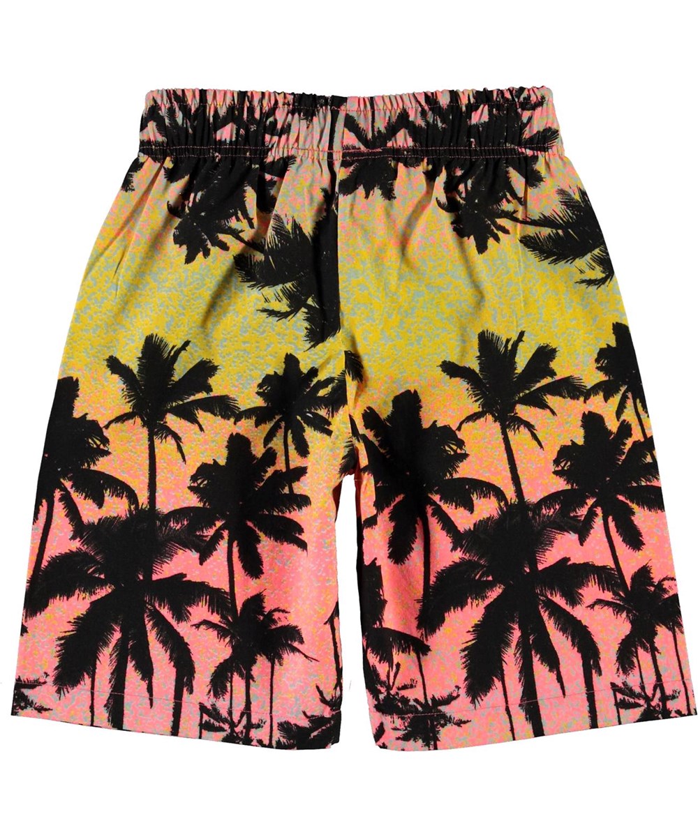 Alvaro - Sunset Palms - Shorts med palme print