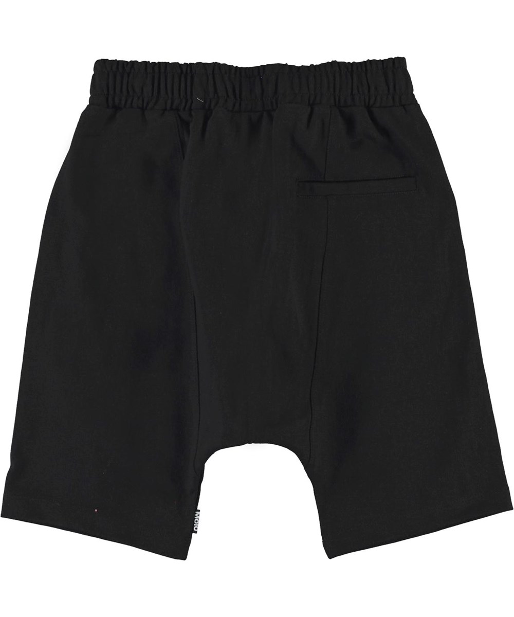 Anders - Black - Økologiske sorte sweat shorts