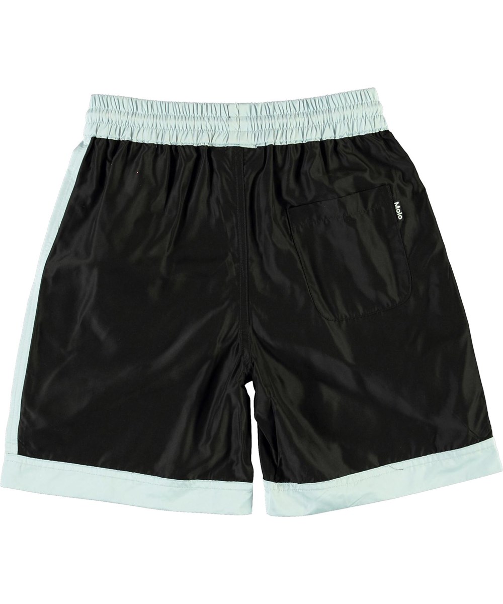 Arnold - Black - Sporty blå og sorte shorts