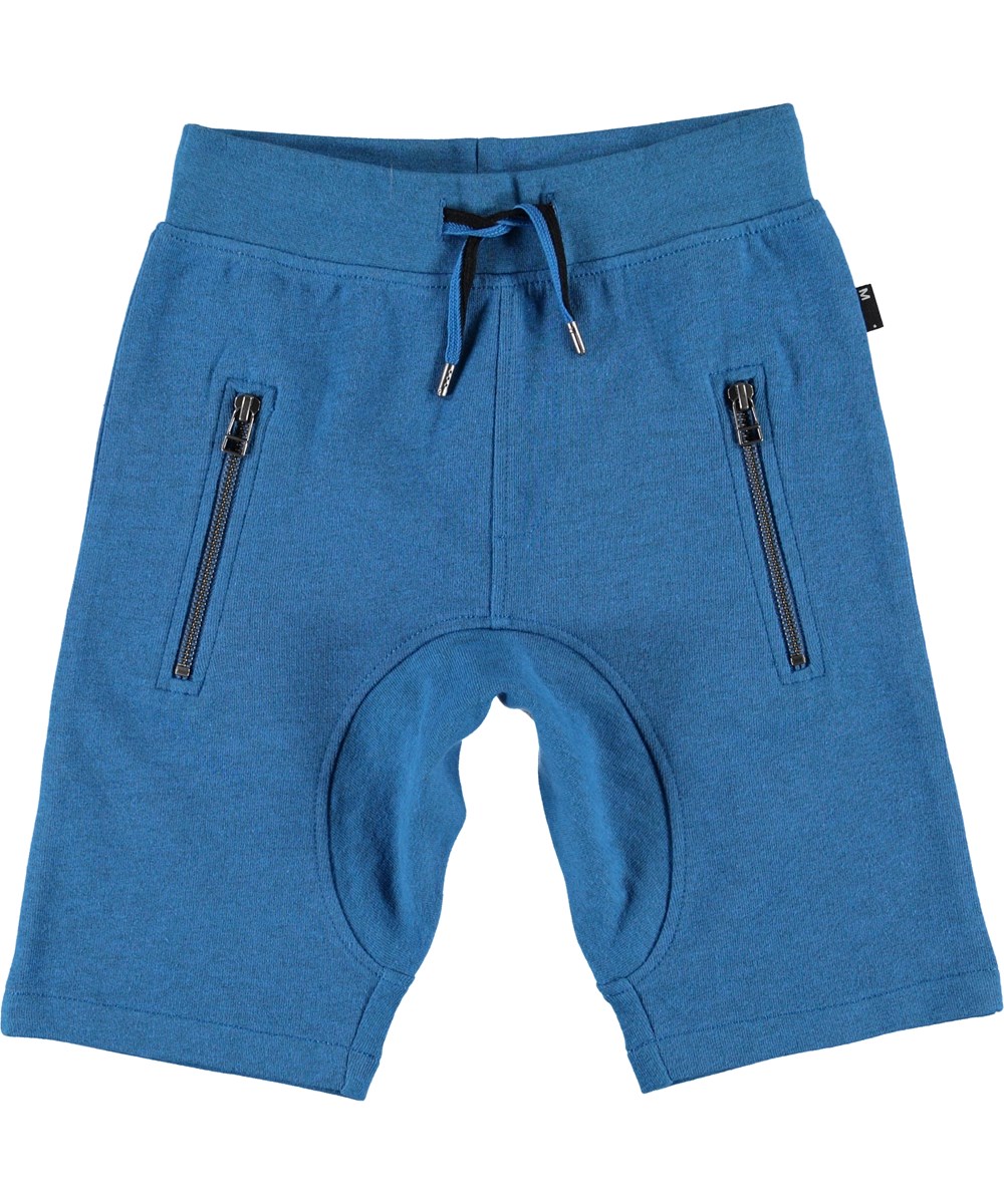 Ashtonshort - Azure - Blå sweat shorts