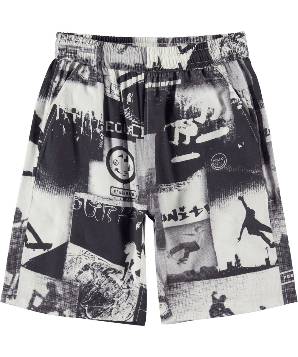 Avart - Free Skate - Økologiske shorts med skater print