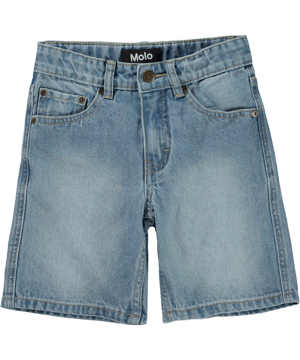Avian - Lightblue Denim - Lyseblå denim shorts
