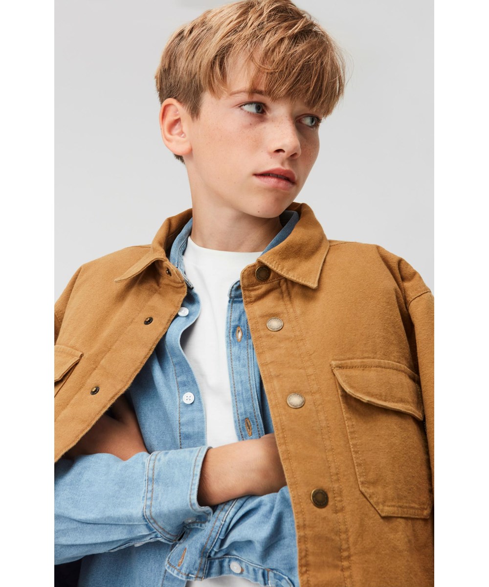 Reenoz - Light Blue Denim - Lys denim skjorte