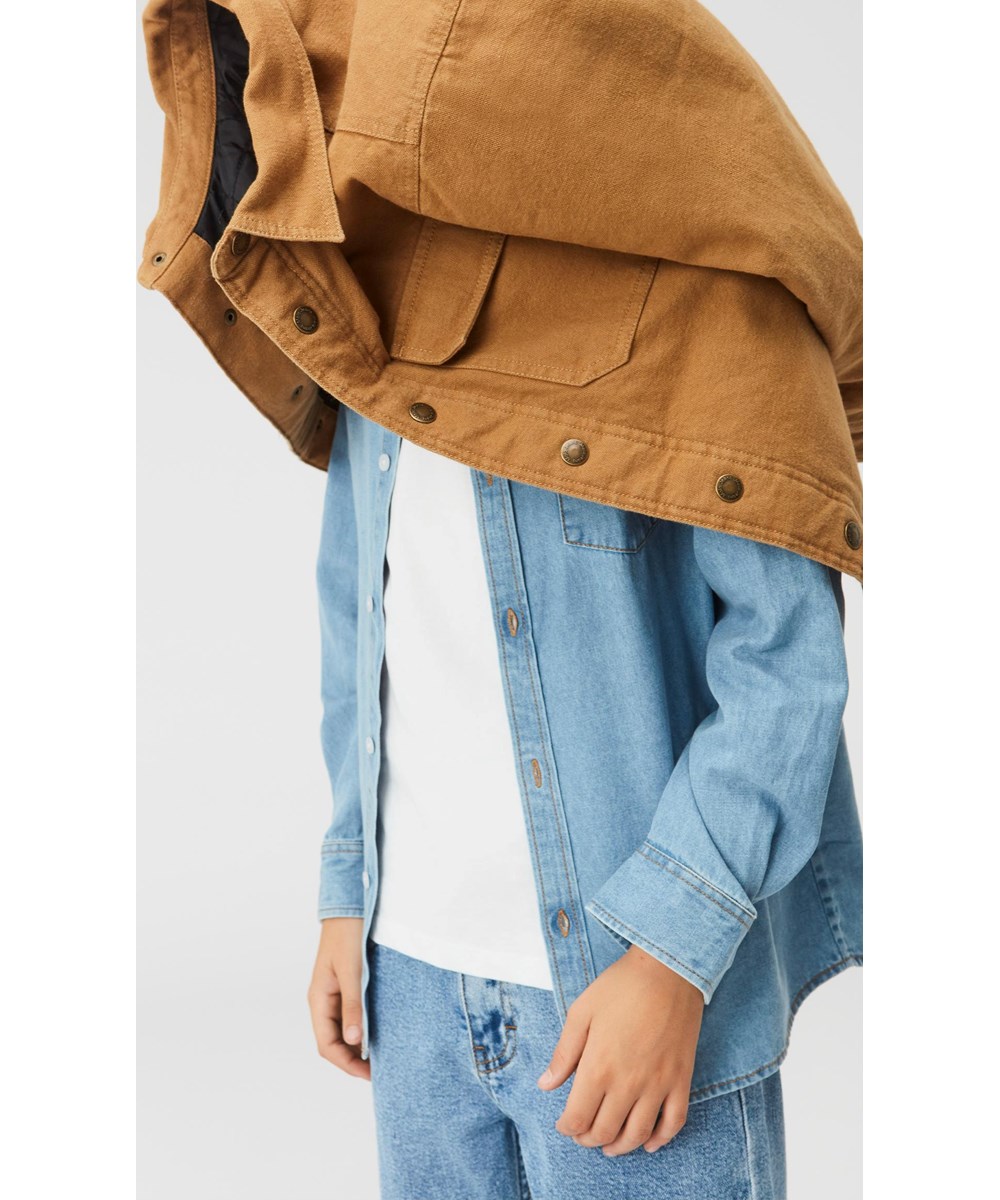 Reenoz - Light Blue Denim - Lys denim skjorte