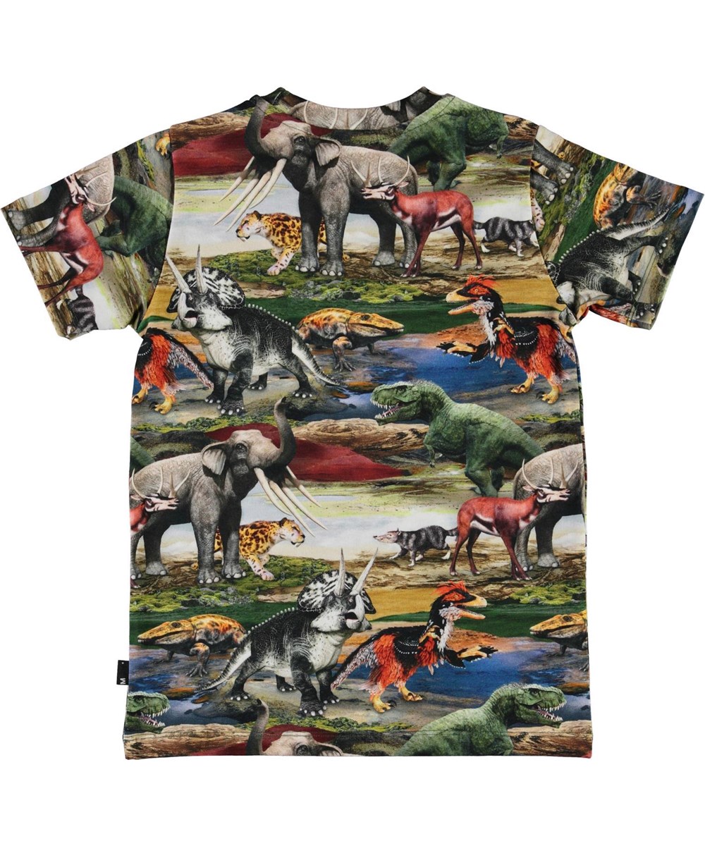 Ralphie - Ancient World - Økologisk t-shirt med fortids dyr print