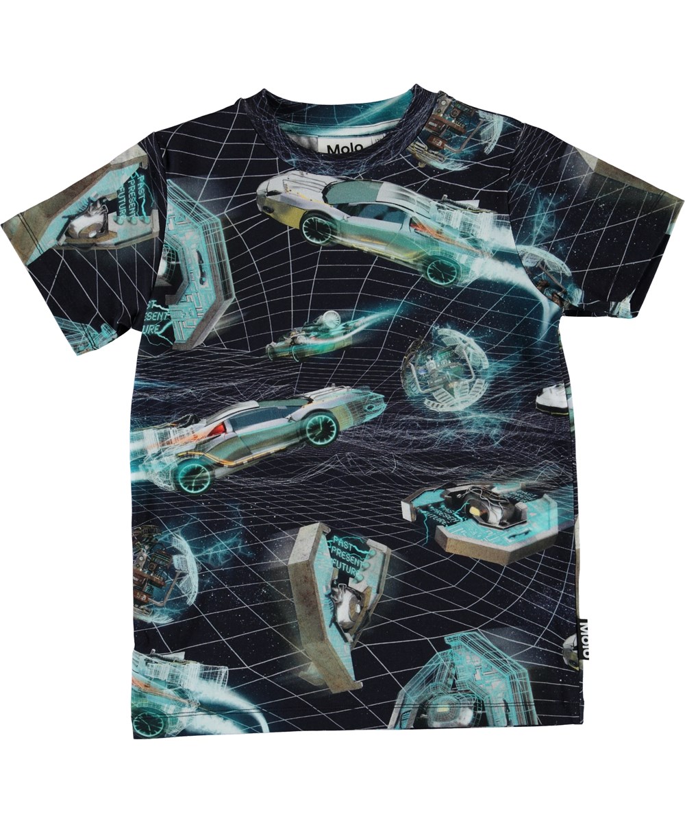 Ralphie - Time Machines - Økologisk t-shirt med biler