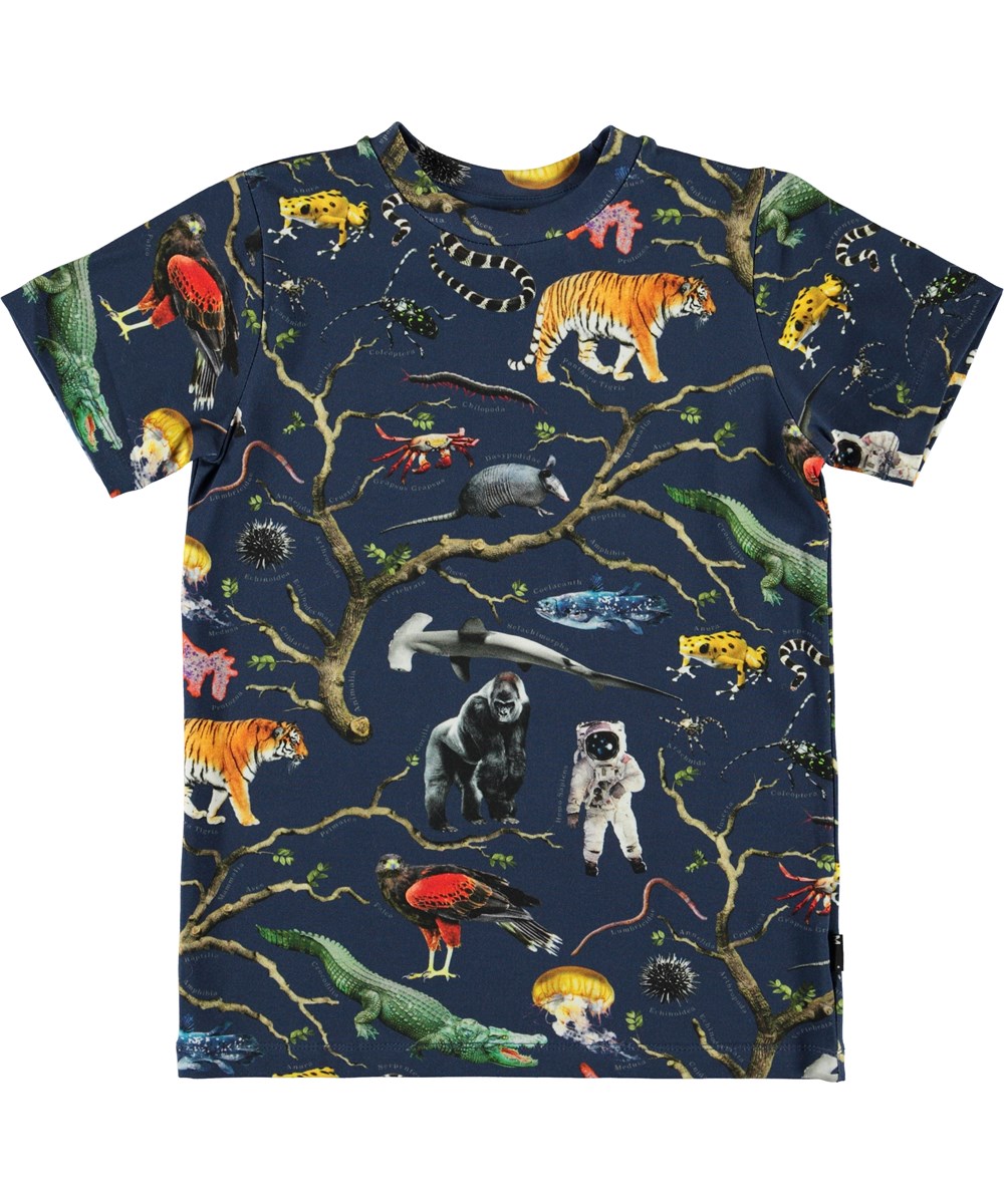 Ralphie - Tree Of Life - T-shirt med dyr og træ