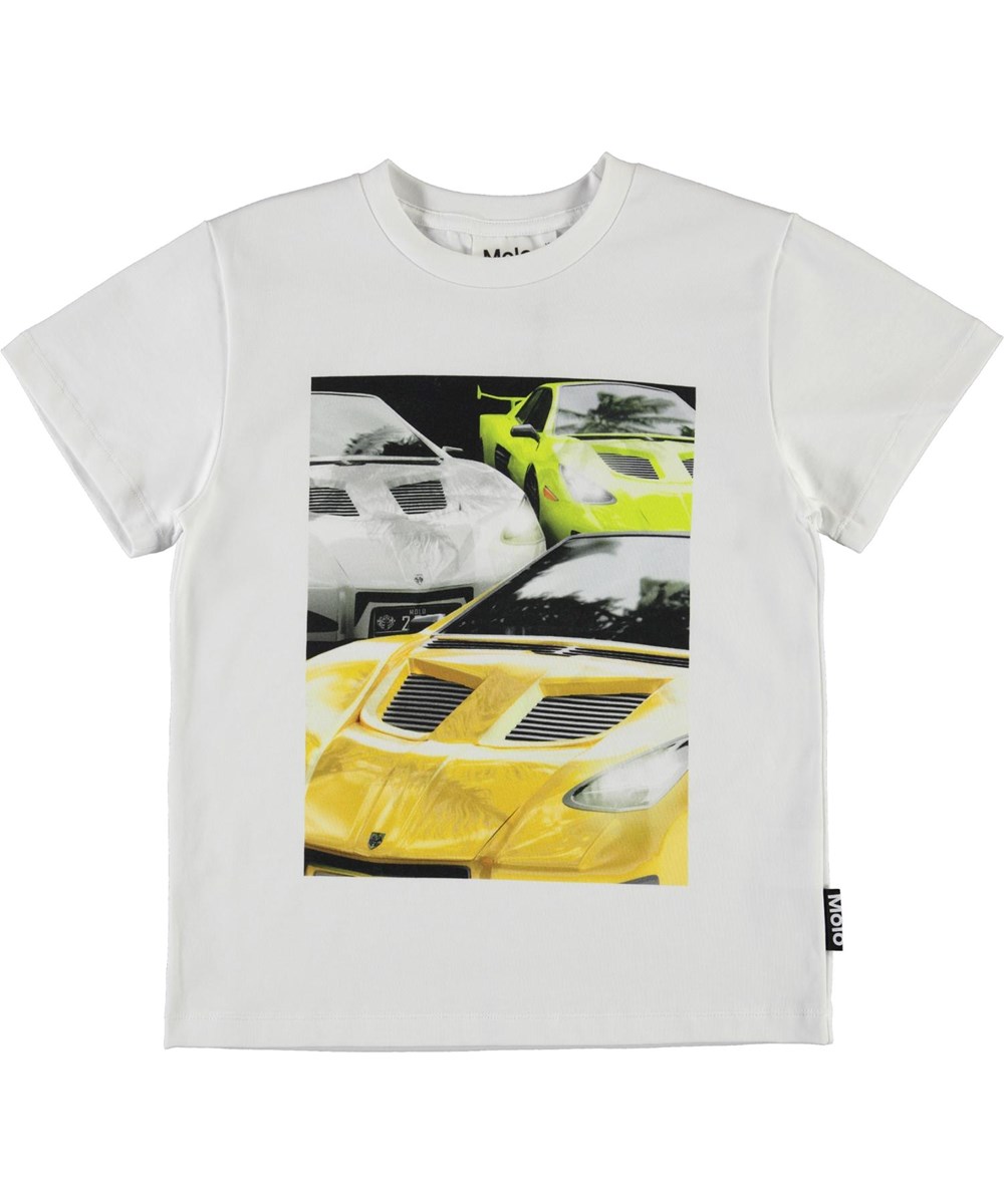 Rame - Cars Reflection - Økologisk t-shirt med bil print