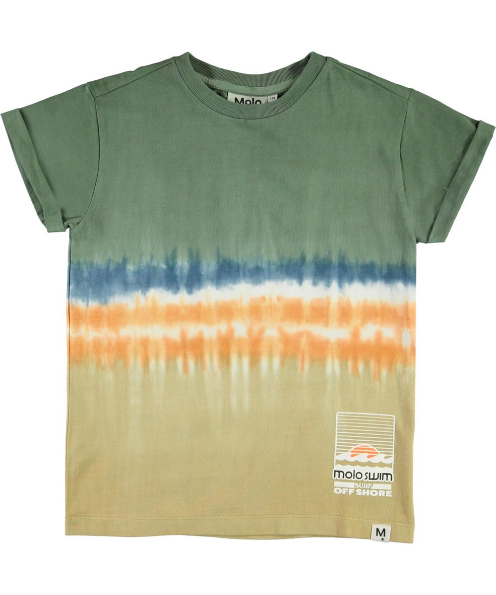 Randon - Tie Dye Block - Økologisk batikmønster t-shirt