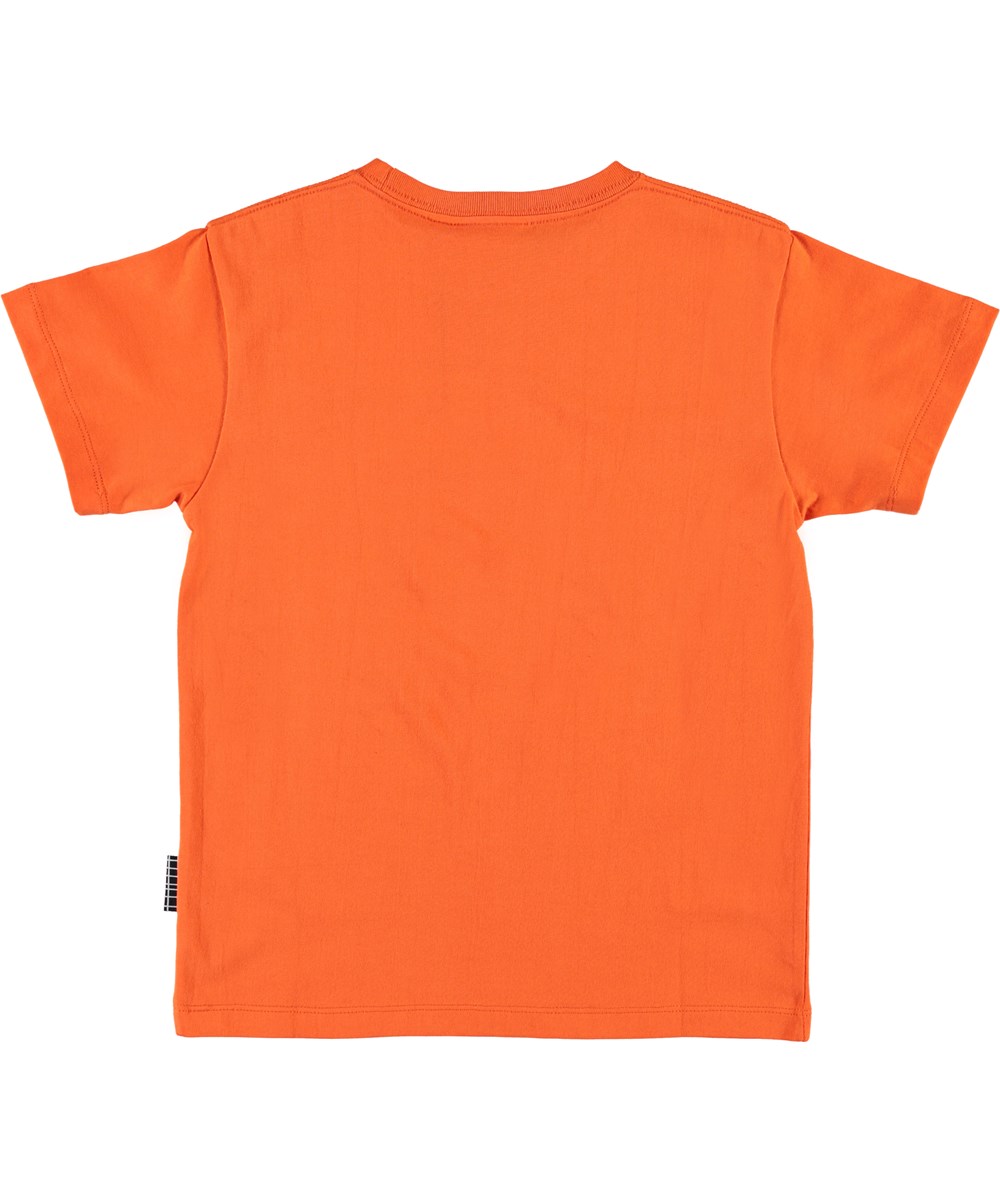 Rasmus - Signal Orange - Økologisk orange t-shirt