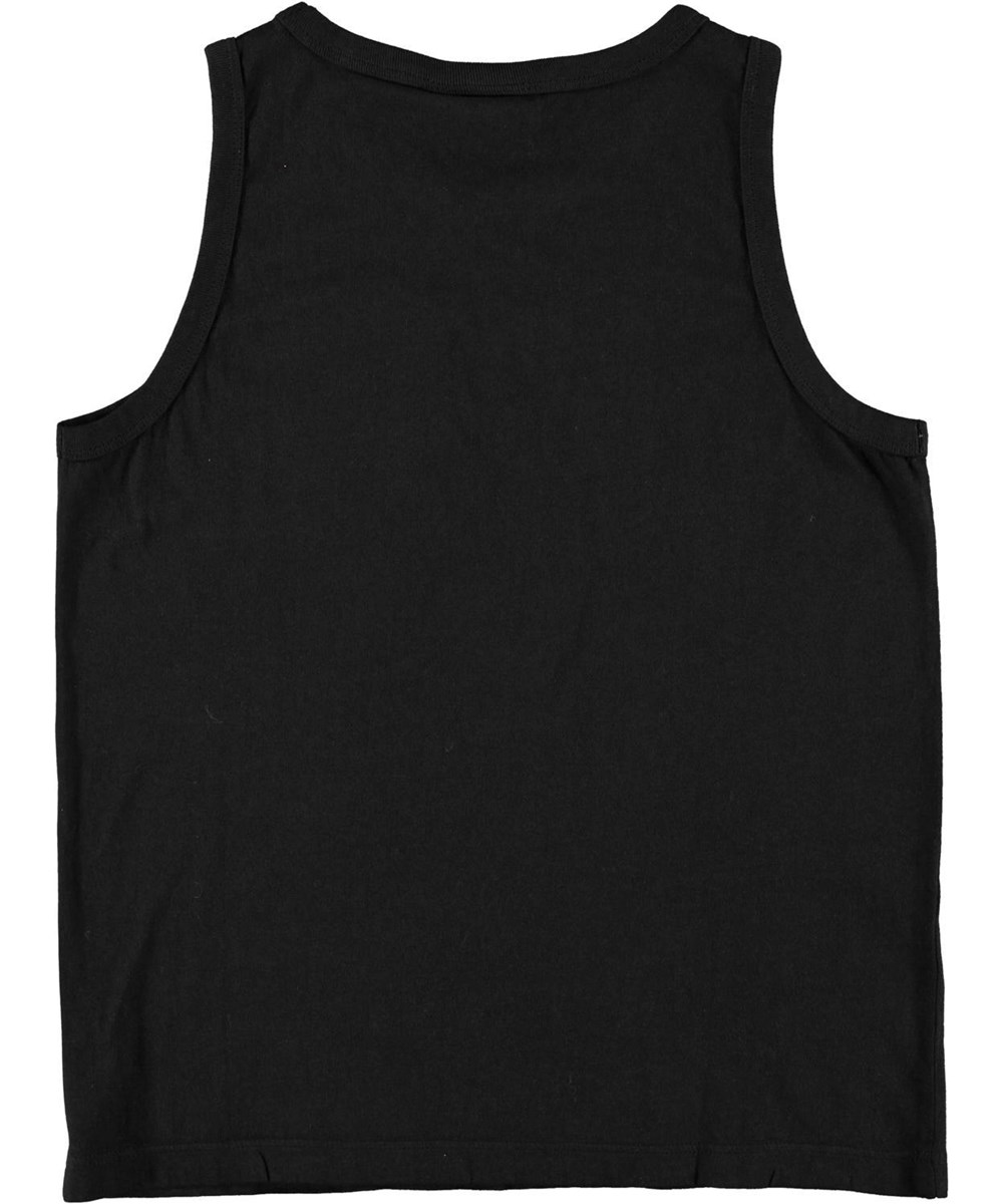 Rave - Black - Økologisk sort tanktop