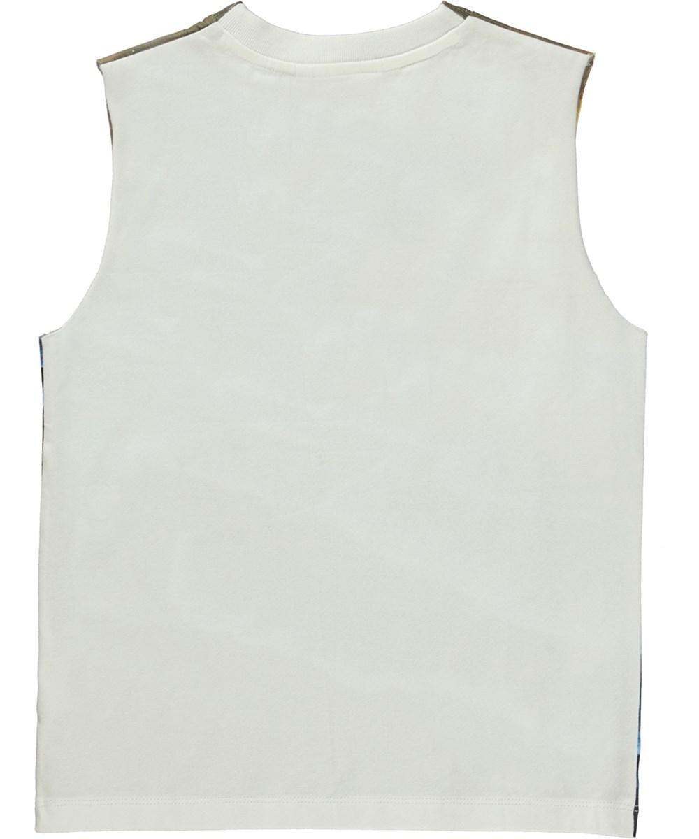 Ray - Glowing Ocean - Økologisk tanktop med print af havet og solnedgang