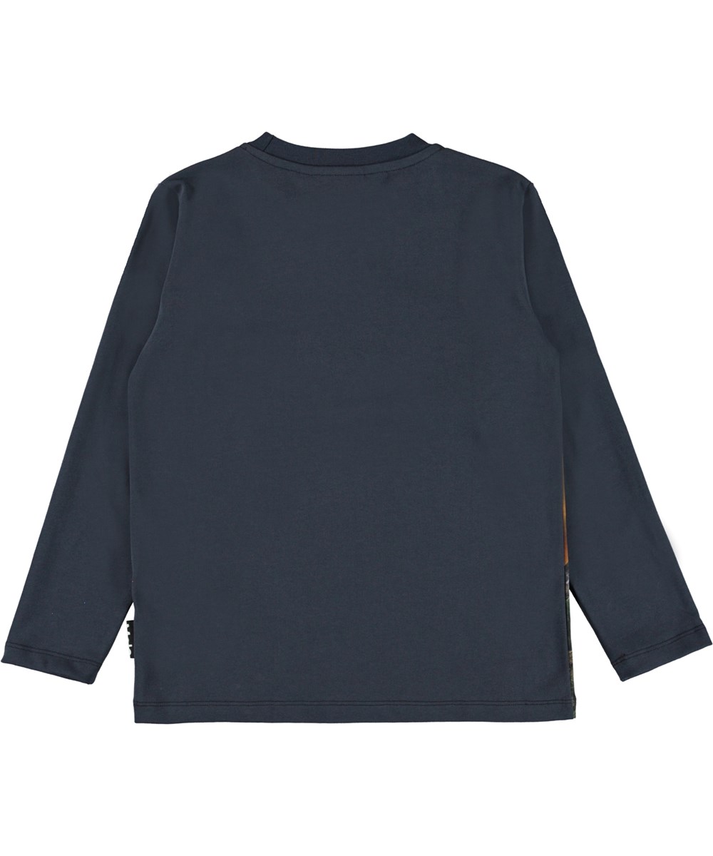 Reif - Dino Roar - Økologisk bluse med print af dinosaur