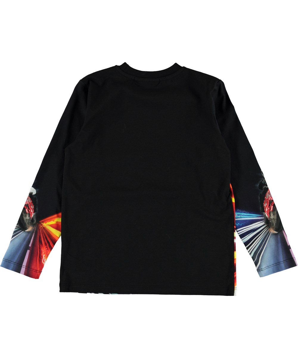 Reif - MC Rider - Sort bluse med motorcykel