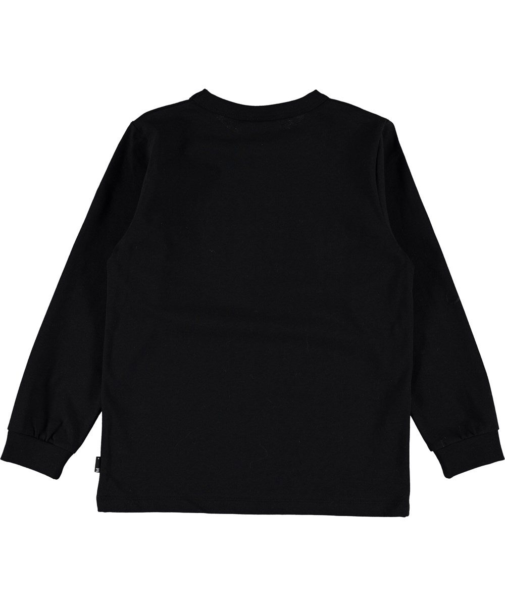 Rez - Karate - Sort karate t-shirt med lange ærmer