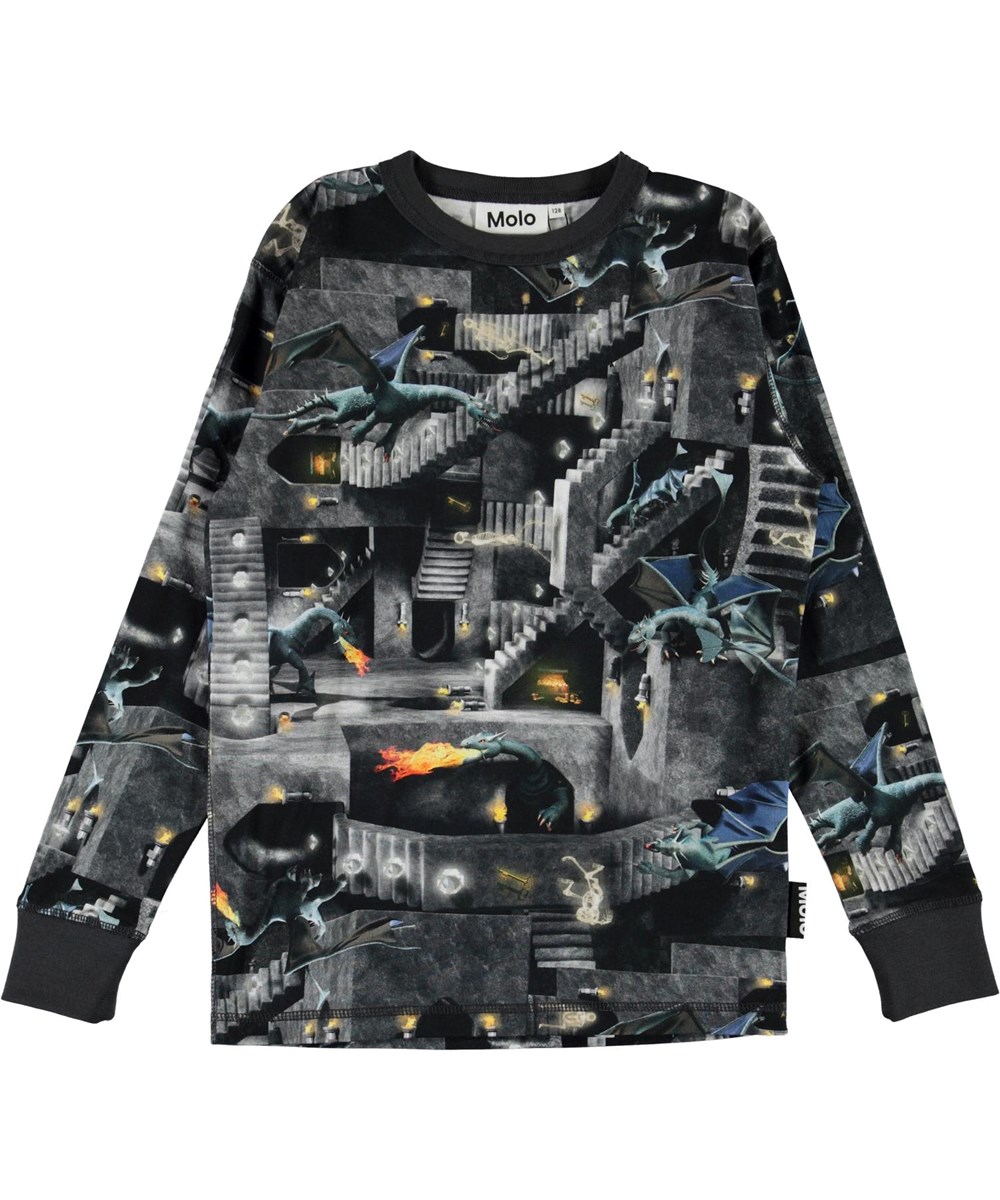 Rill - Amazing Game - Økologisk bluse med drager