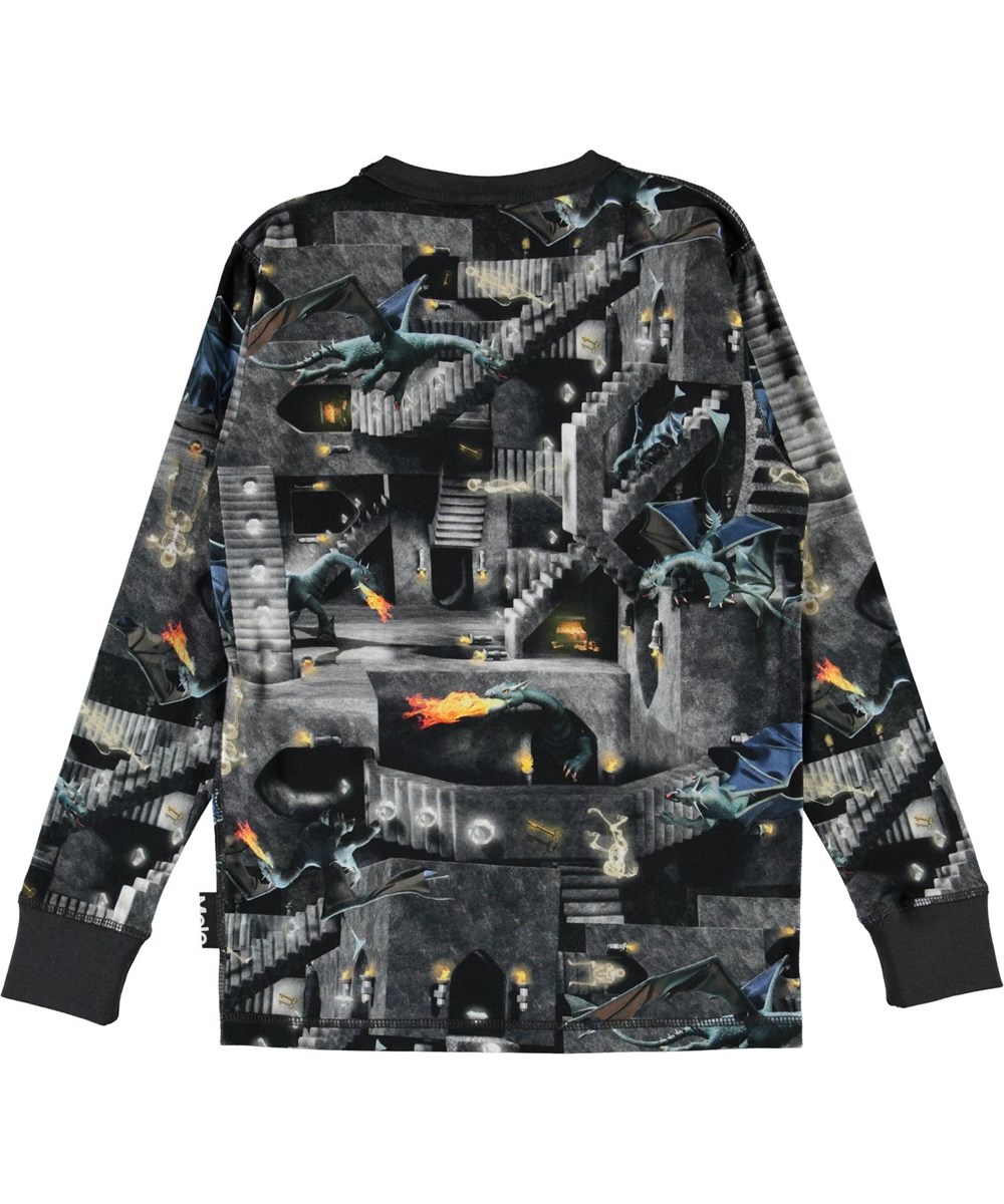 Rill - Amazing Game - Økologisk bluse med drager