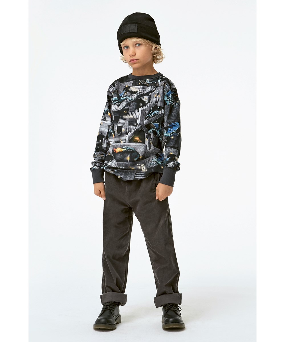 Rill - Amazing Game - Økologisk bluse med drager