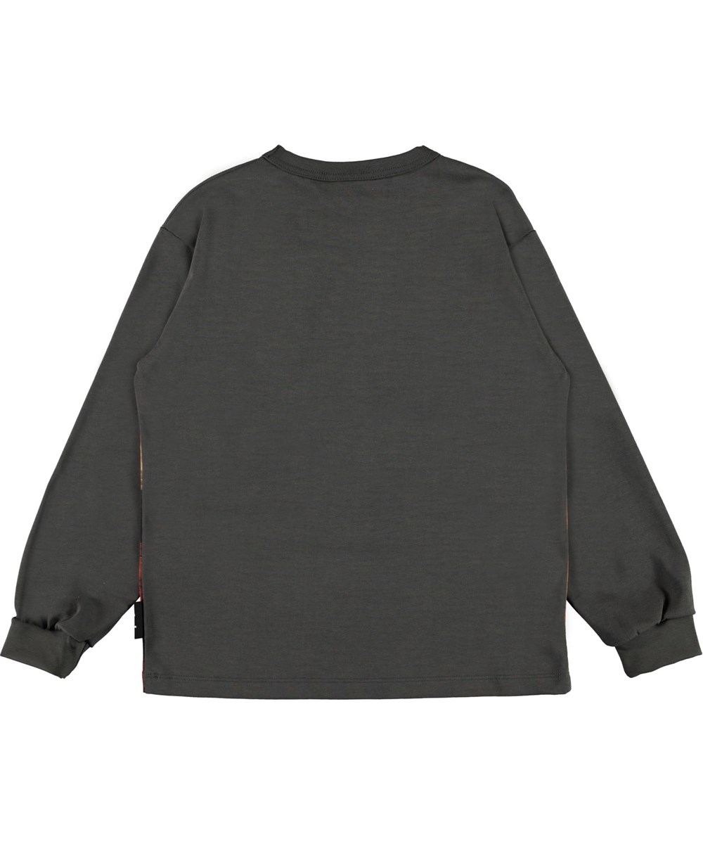 Rin - Mars Landscape - Økologisk grøn bluse med Mars