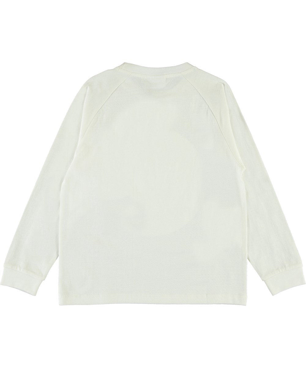 Ring - White Star - Hvid bluse med musik plade