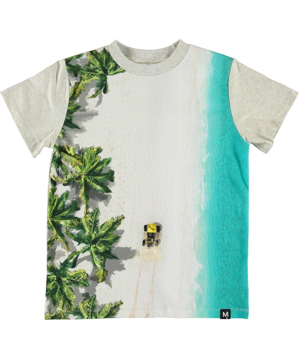 Road - Beach Buggy - T-shirt med strand print