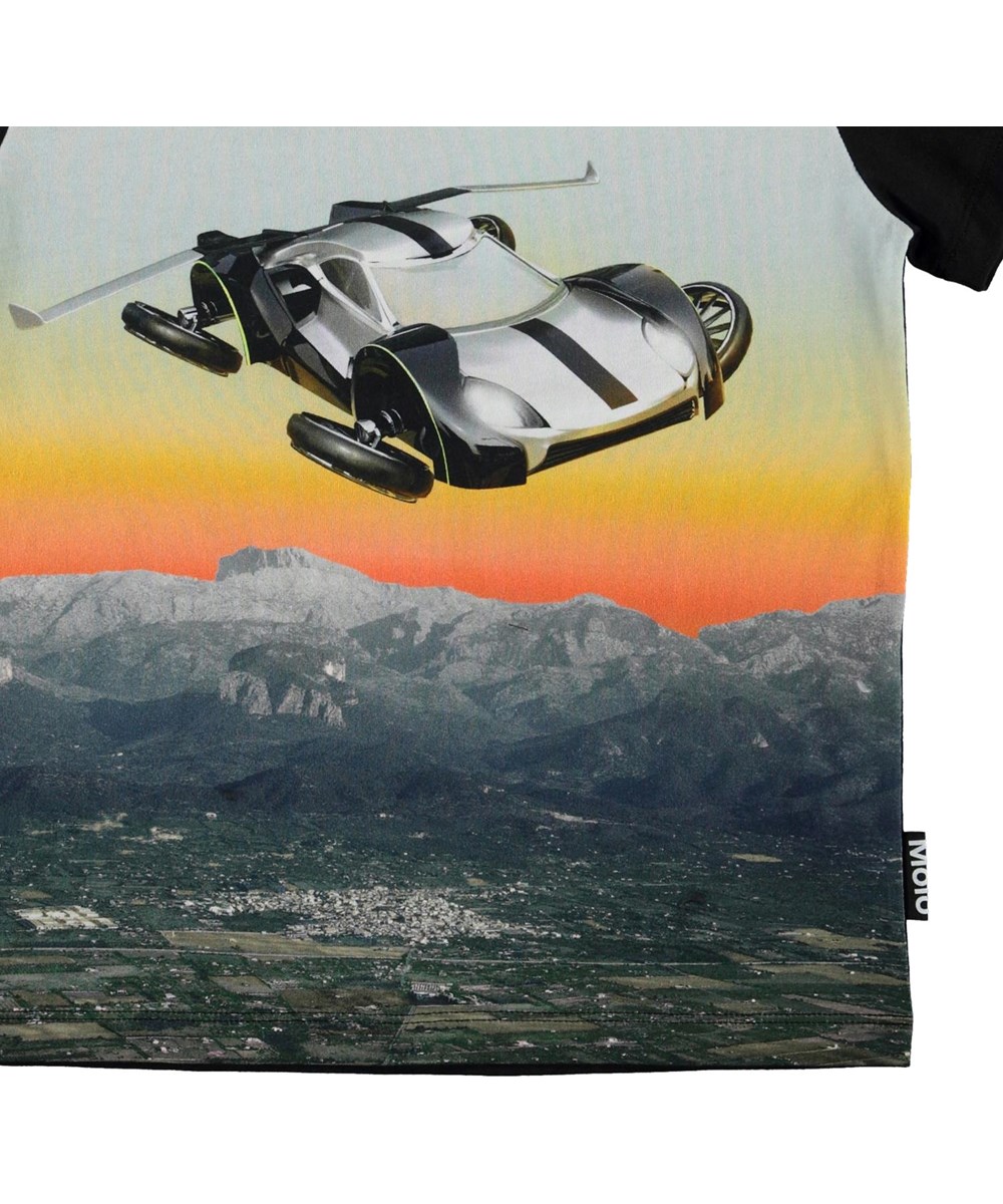 Road - Hover Car - Økologisk t-shirt med svævebil