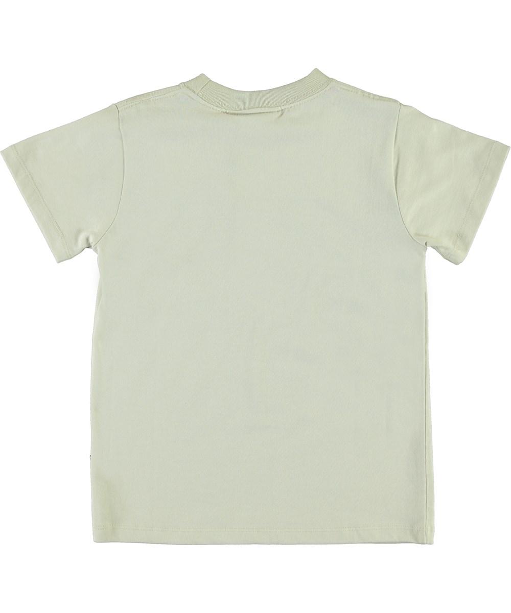 Road - In Motion - Økologisk hvid t-shirt med sport print