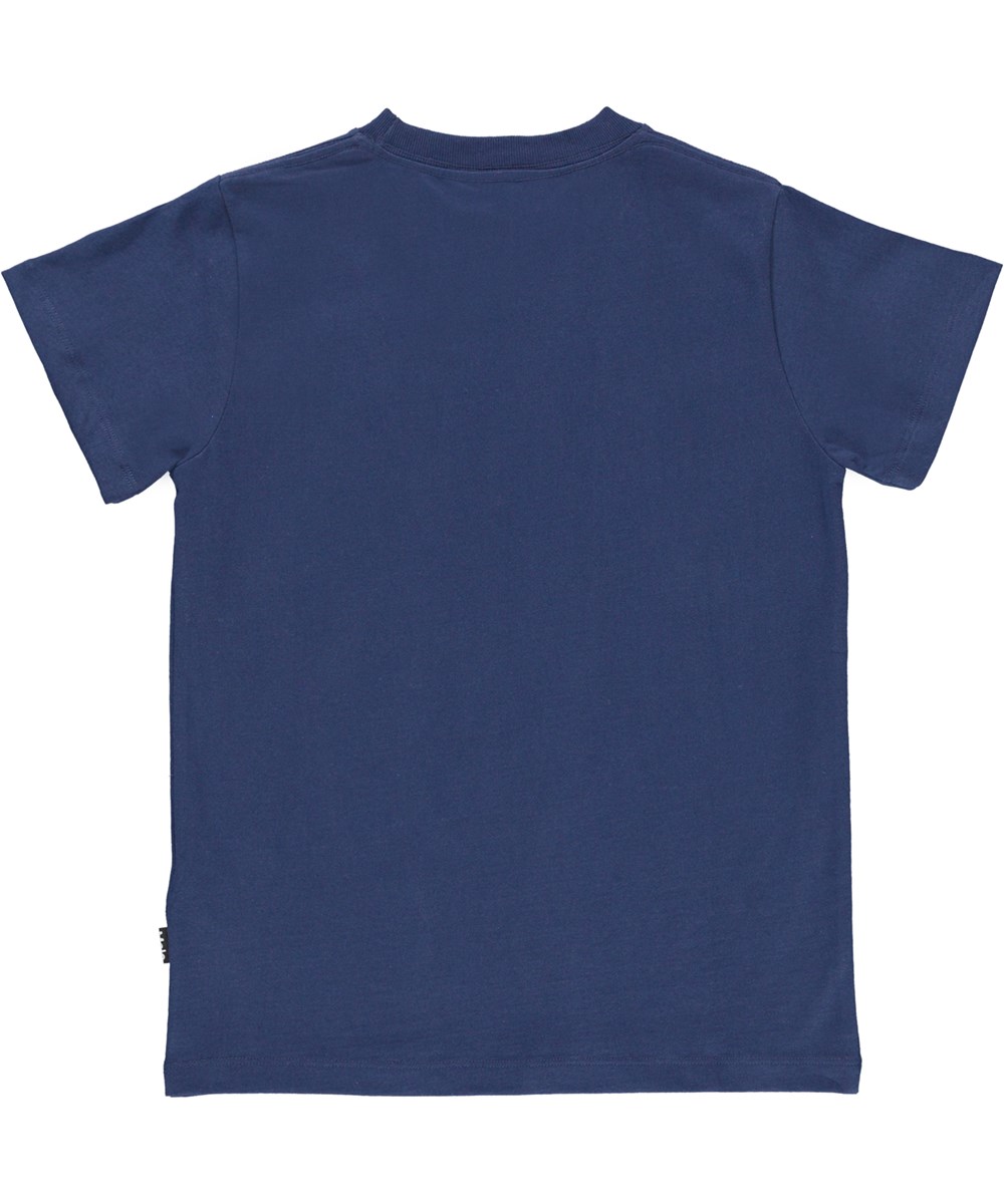 Road - Sailor - Blå t-shirt med dinosauer print