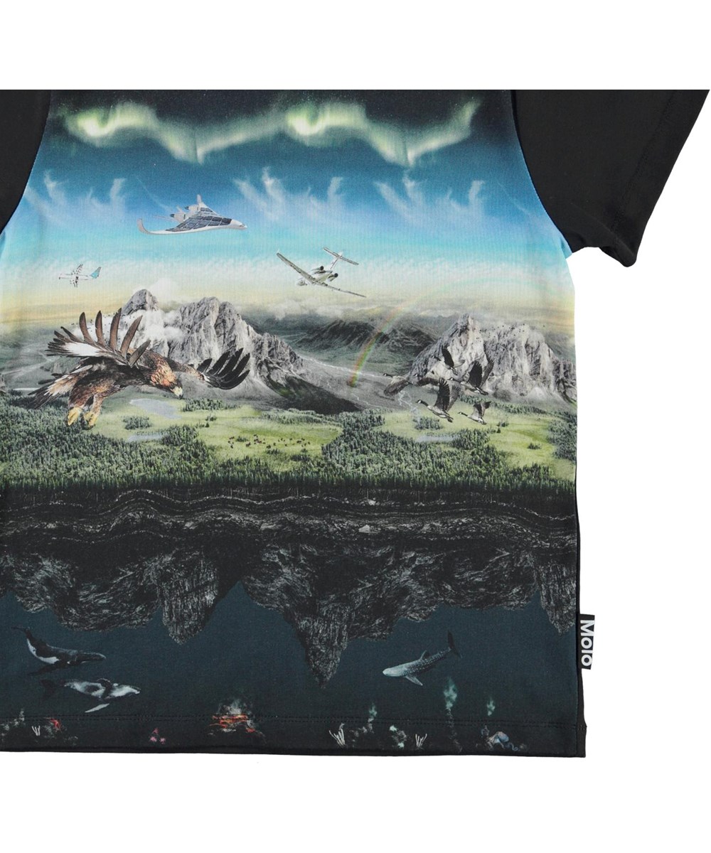 Road - Entirety - Økologisk t-shirt med fly og ørne