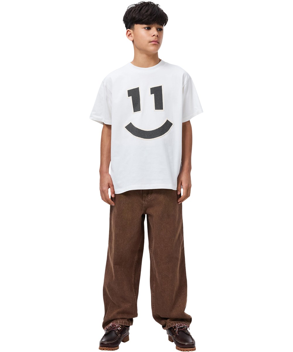 Rodney - Daylight White - Hvid t-shirt i økologisk bomuld til børn