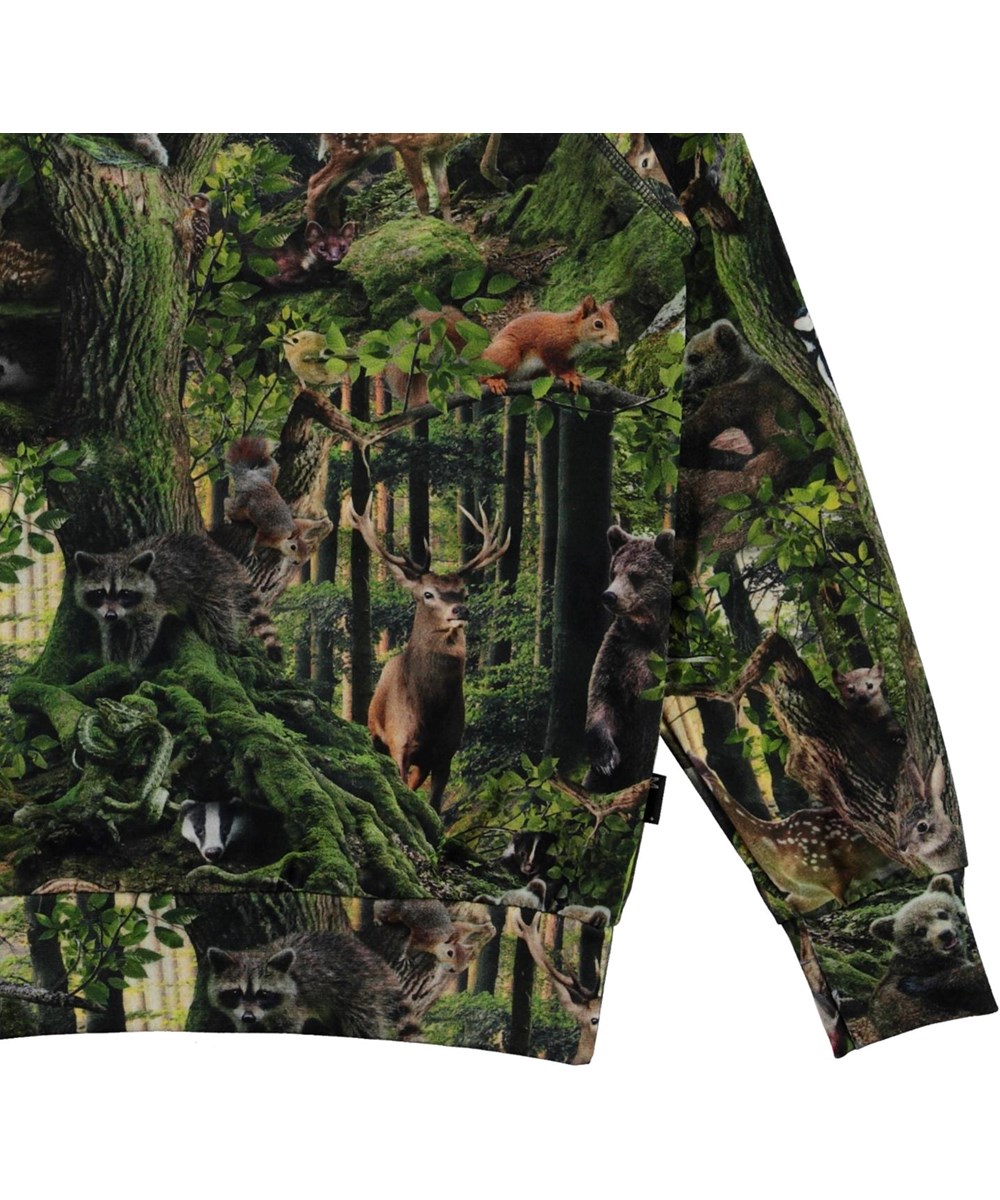 Romeo - Forest Life - Økologisk bluse med hav print
