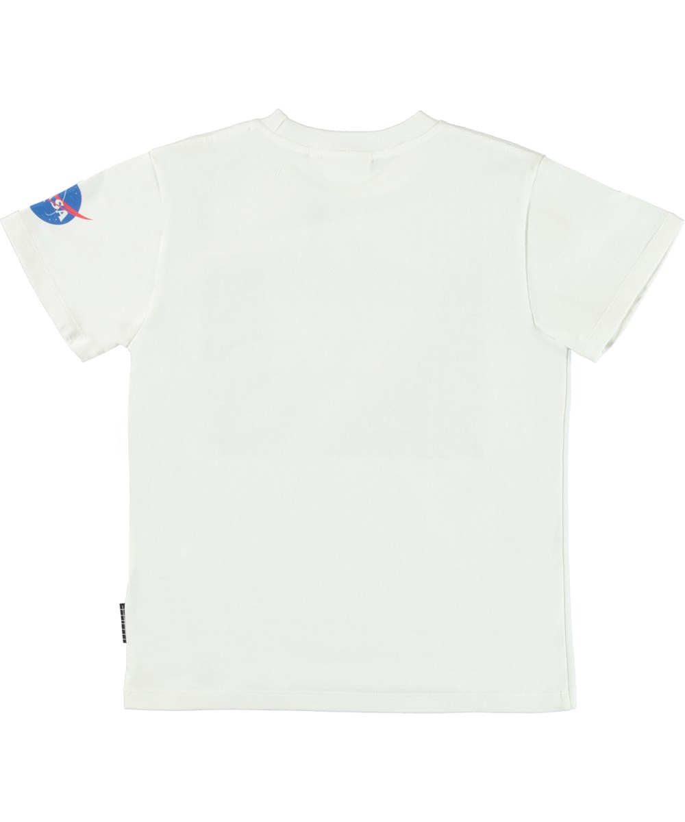 Roxo - Endeavour - Økologisk hvid nasa t-shirt