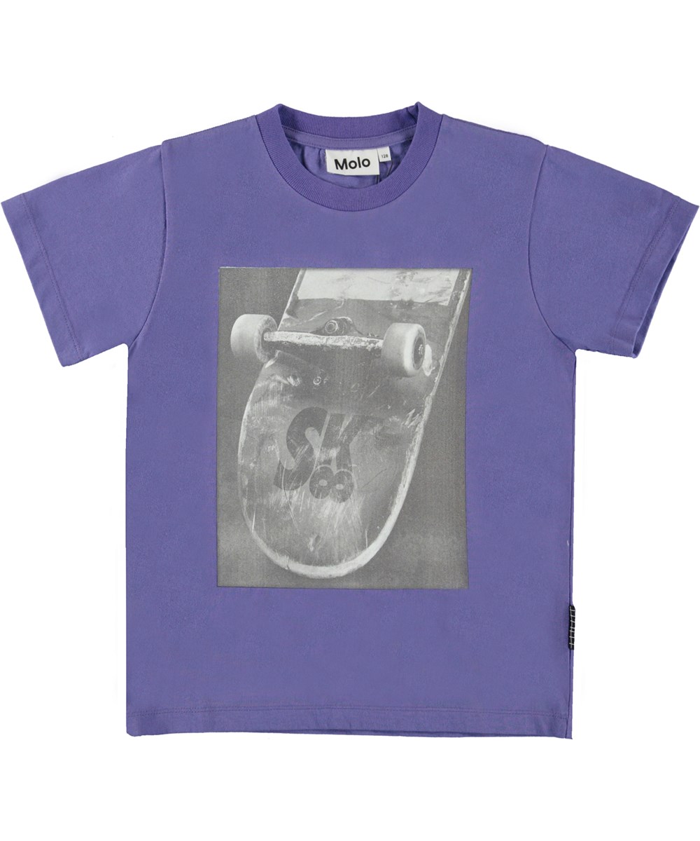 Roxo - Simply Purple - Lilla t-shirt med SK8 print.