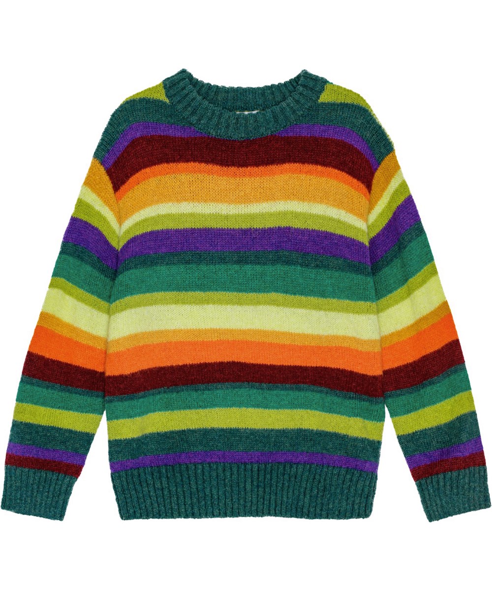 Bello - Colour Stripe - Multifarvet striktrøje med striber