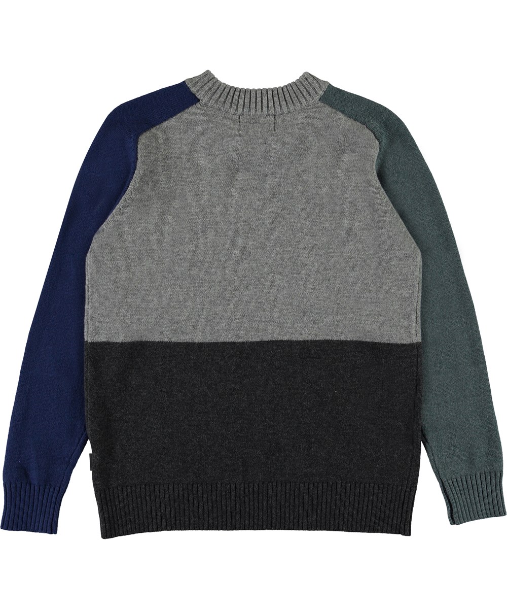 Buzz - Quiet Hues - Color-blocking strikbluse