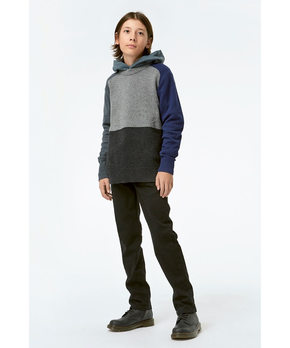 Buzz - Quiet Hues - Color-blocking strikbluse