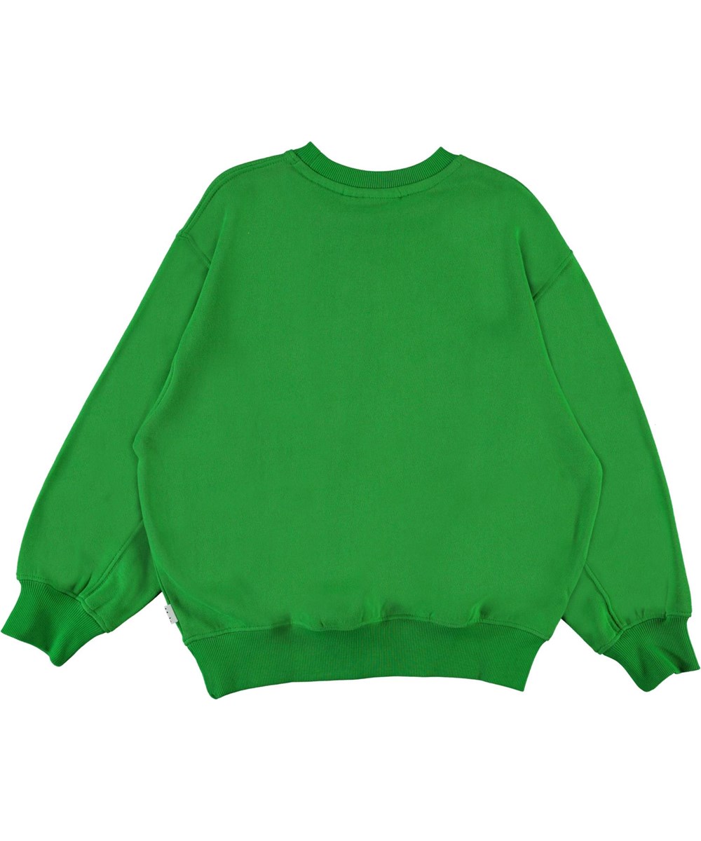 Magni - Succulent - Økologisk grøn sweatshirt med future