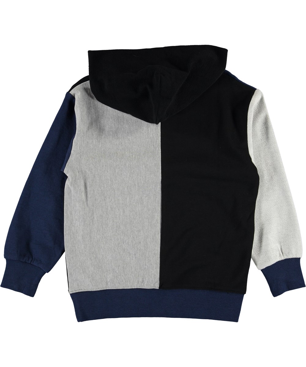 Meqo - Sailor - Sort blå og grå hoodie