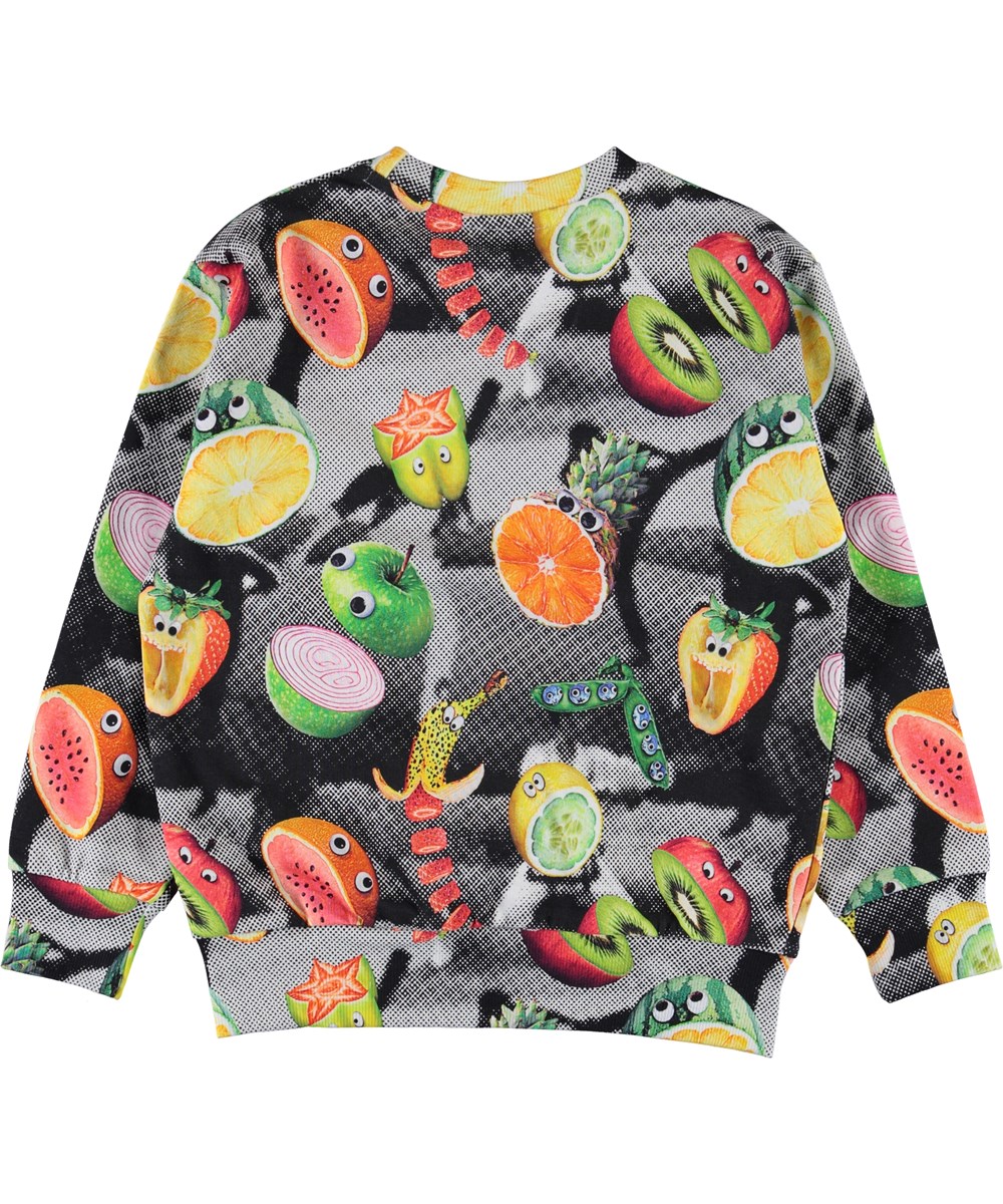 Mik - Karate Fruit - Sweatshirt med frugt print