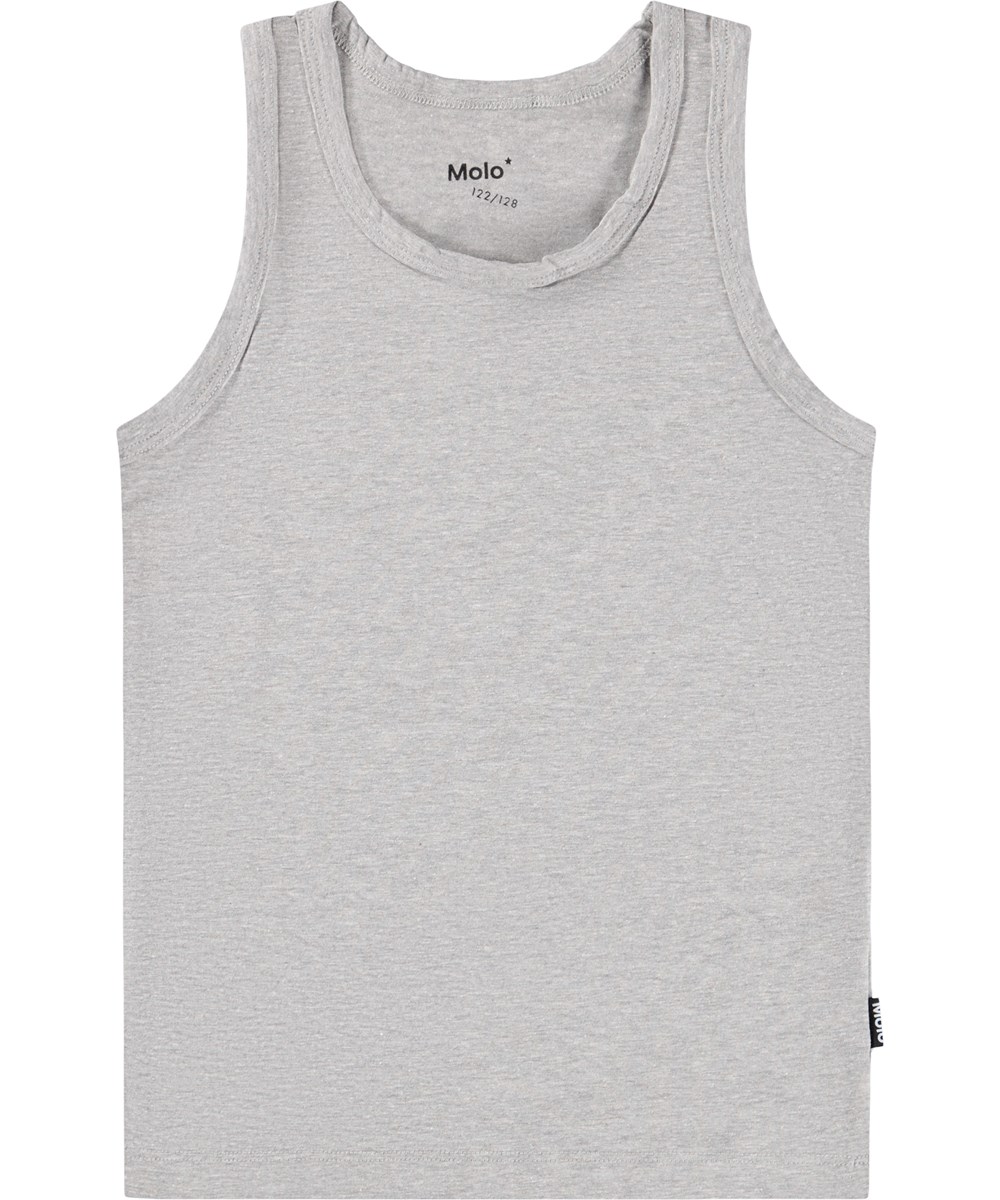 Jayden 2-pack - Navy Grey - Undertrøjer økologisk dreng marineblå grå