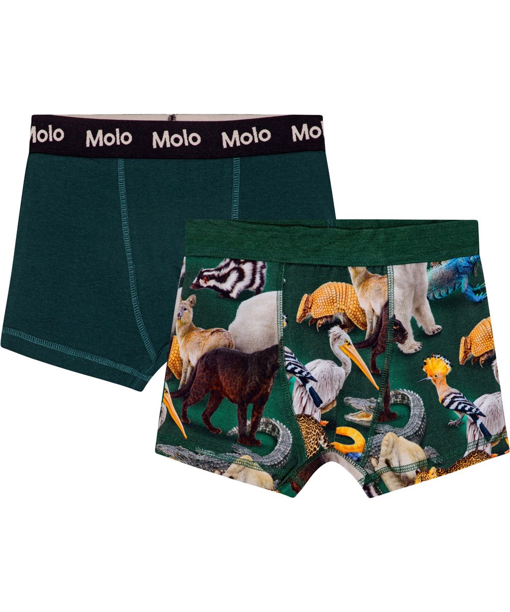 Justin 2-pack - Ponderosa Mix - 2-pak boxershorts i økologisk bomuld.
