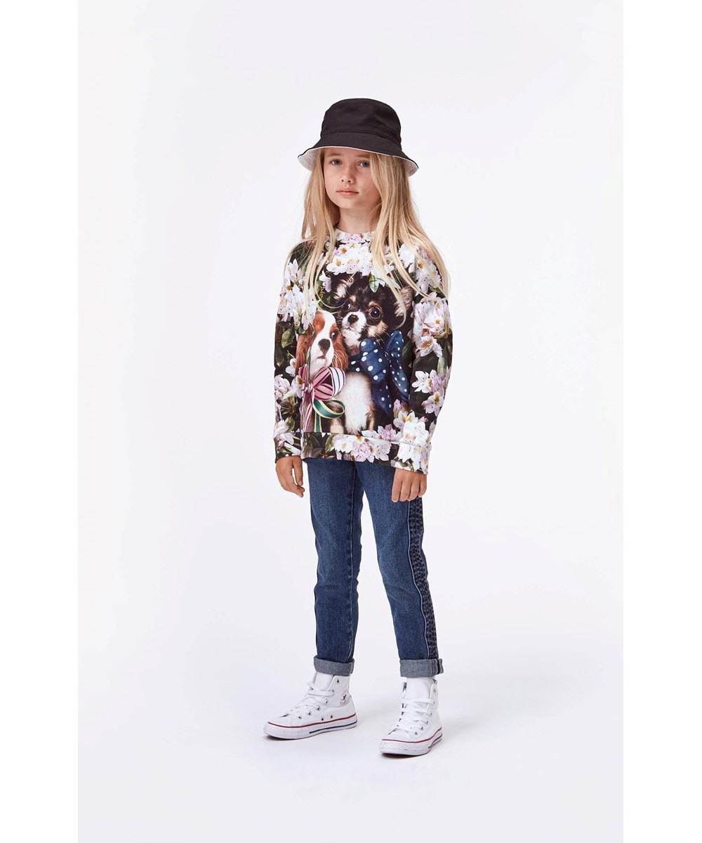 Adele - Mid Blue Wash - Blå jeans regular fit