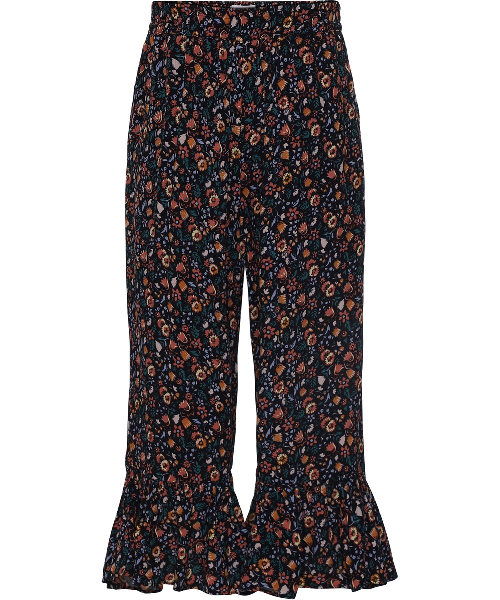 Anis - Petite Fleur - Blommiga byxor med volang