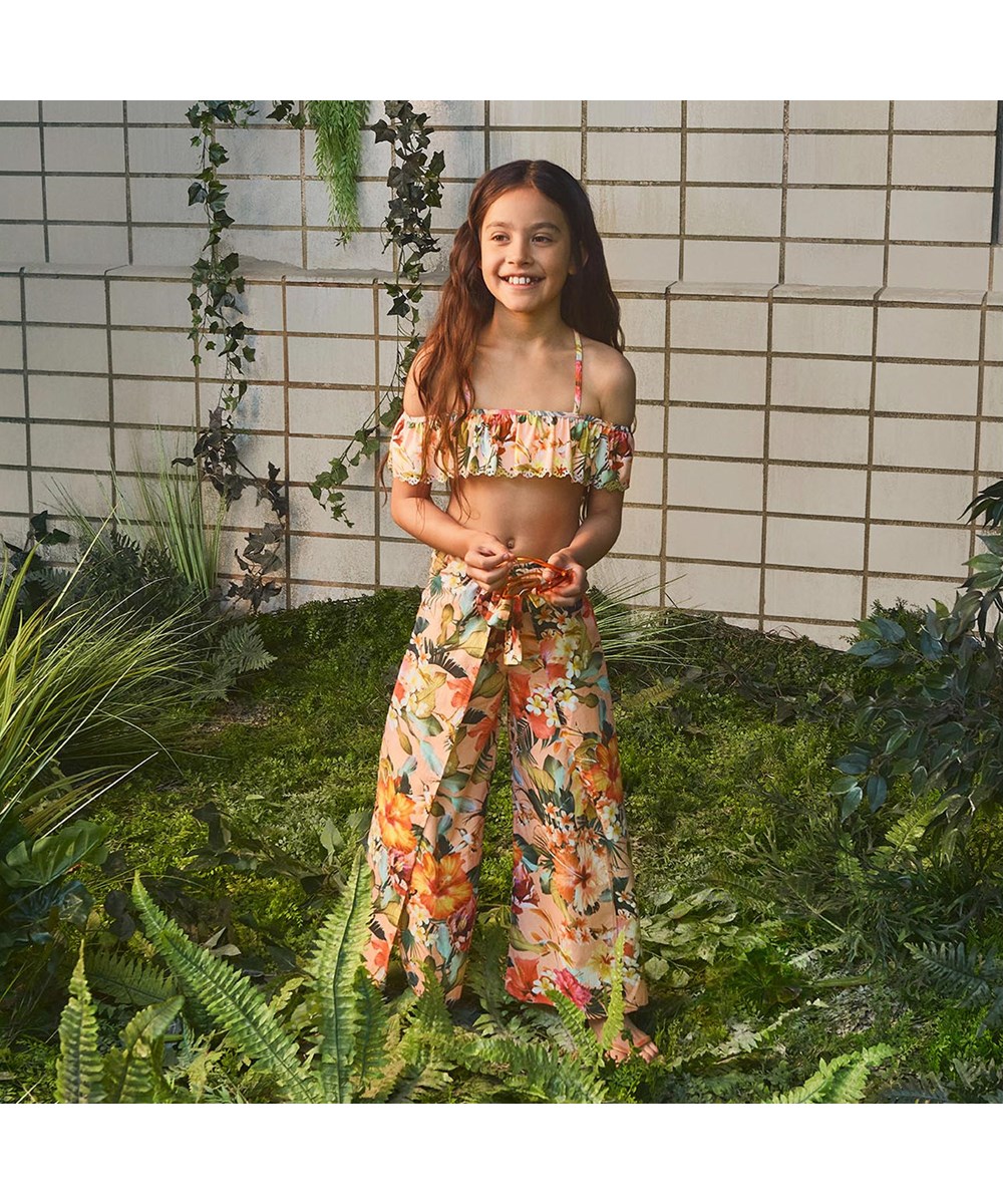 Aretha - Big Hawaiian Flowers - Blommiga strandbyxor