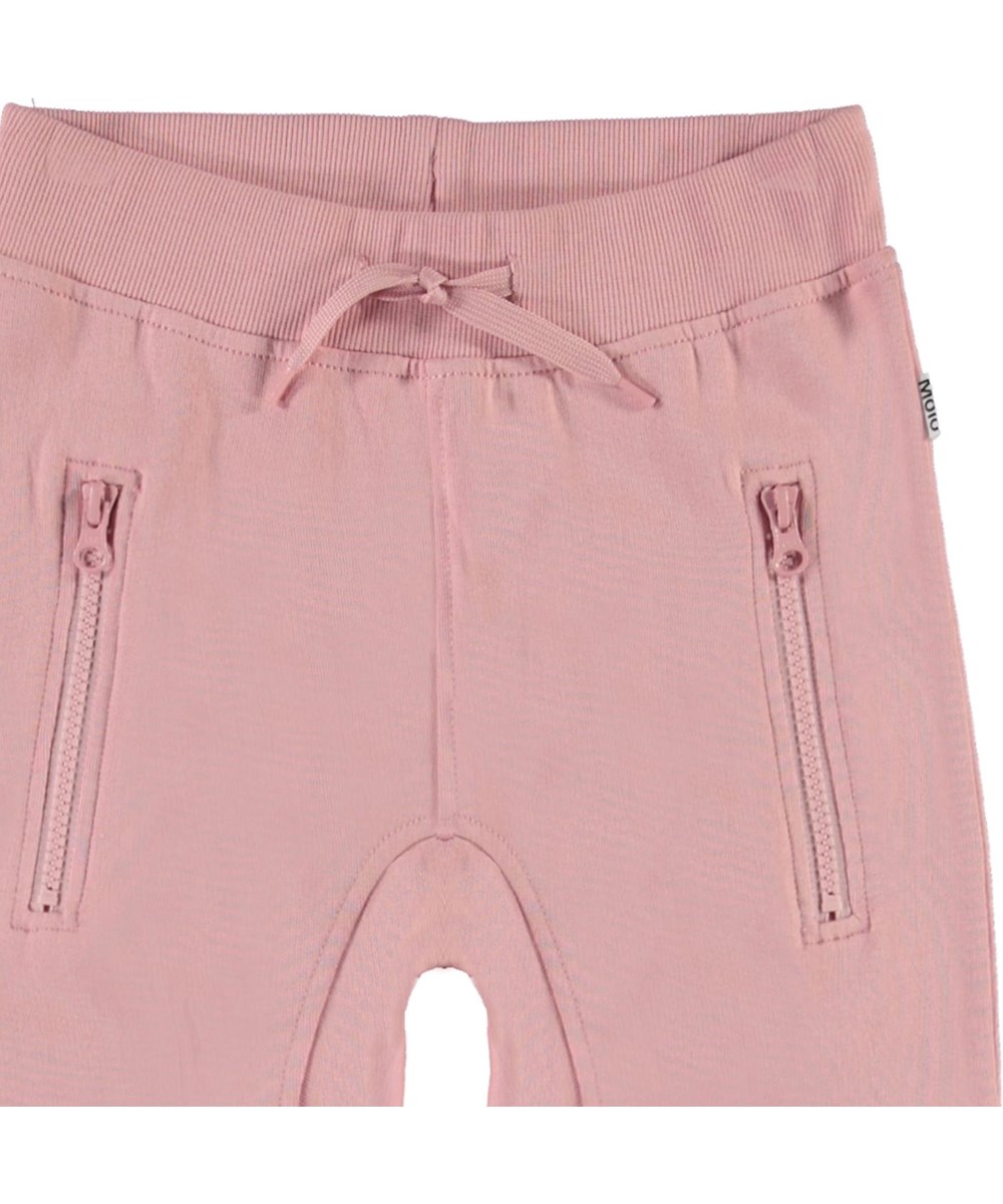 Ashley - Rosequartz - Ekologiska rosa mjukisbyxor