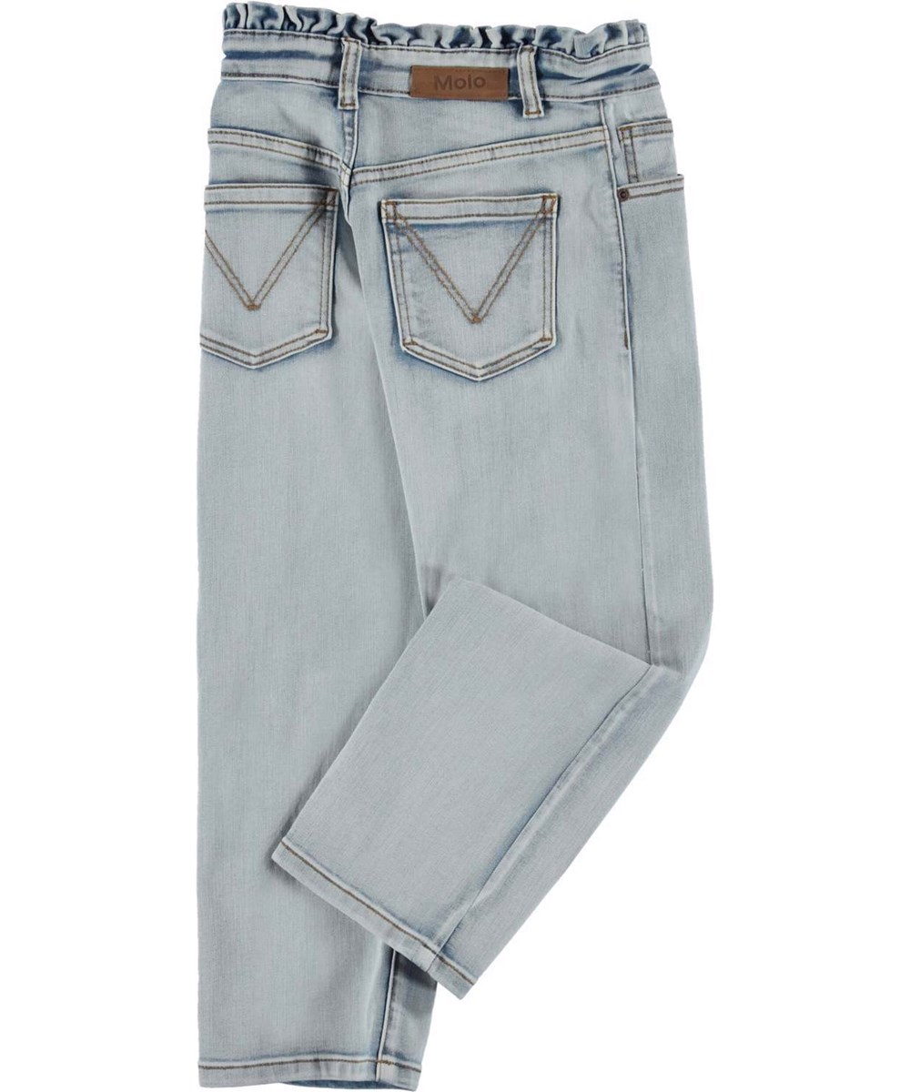 Astrid - Heavy Blast - Blekta ljusa jeans med hög midja.